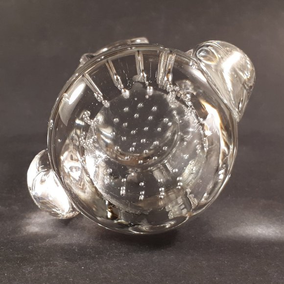 Vintage Large glass owl paperweight, figurine - Picture 8 of 8